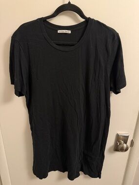 Reformation Black Short Sleeve Mini Dress